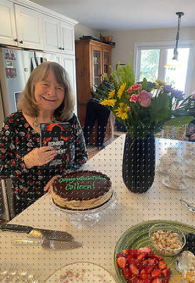 Colleen Isherwood at a book club
